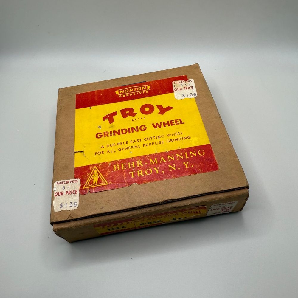 Vintage Troy‎ grinding wheel